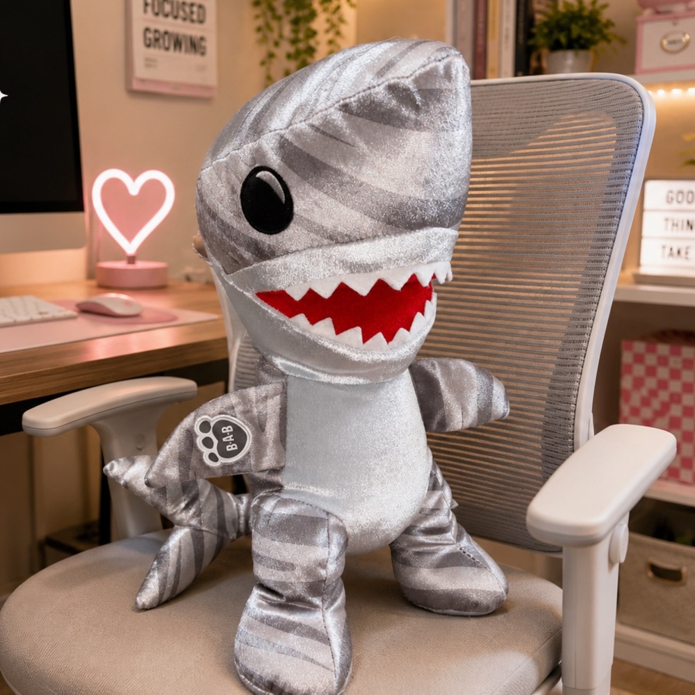 Build-A-Bear Shark Week Great White Shark plush